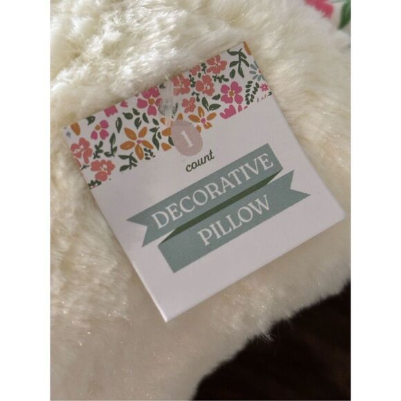 Target, white bunny with floral ears, Easter pillow - Picture 6 of 7